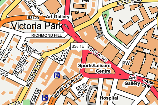 BS8 1ET map - OS OpenMap – Local (Ordnance Survey) BS8 1ET map - OS OpenMap – Local (Ordnance Survey)