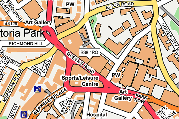 BS8 1RQ map - OS OpenMap – Local (Ordnance Survey) BS8 1RQ map - OS OpenMap – Local (Ordnance Survey)