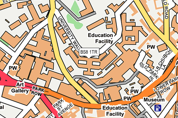 BS8 1TR map - OS OpenMap – Local (Ordnance Survey) BS8 1TR map - OS OpenMap – Local (Ordnance Survey)