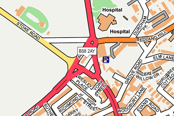 BS8 2AY map - OS OpenMap – Local (Ordnance Survey) BS8 2AY map - OS OpenMap – Local (Ordnance Survey)