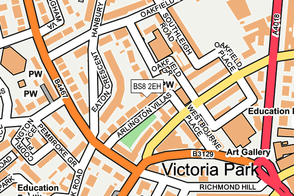 BS8 2EH map - OS OpenMap – Local (Ordnance Survey) BS8 2EH map - OS OpenMap – Local (Ordnance Survey)