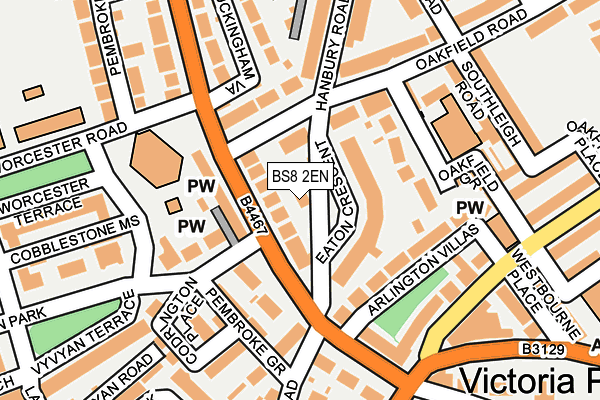 BS8 2EN map - OS OpenMap – Local (Ordnance Survey) BS8 2EN map - OS OpenMap – Local (Ordnance Survey)