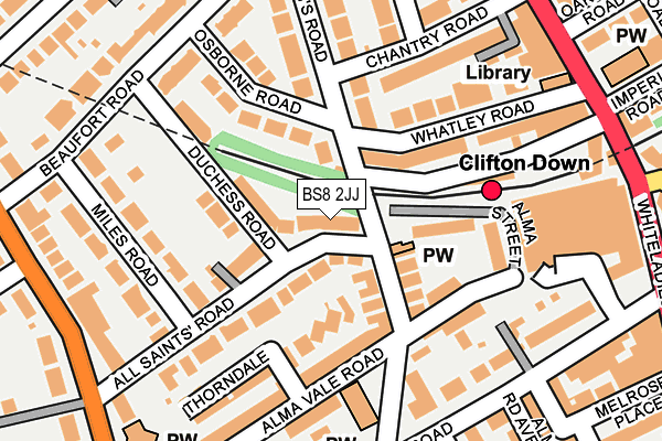 BS8 2JJ map - OS OpenMap – Local (Ordnance Survey) BS8 2JJ map - OS OpenMap – Local (Ordnance Survey)