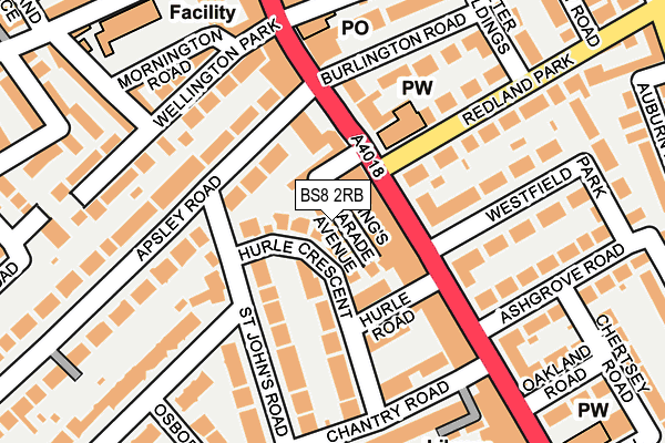BS8 2RB map - OS OpenMap – Local (Ordnance Survey) BS8 2RB map - OS OpenMap – Local (Ordnance Survey)