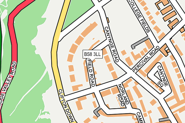 BS8 3LL map - OS OpenMap – Local (Ordnance Survey) BS8 3LL map - OS OpenMap – Local (Ordnance Survey)