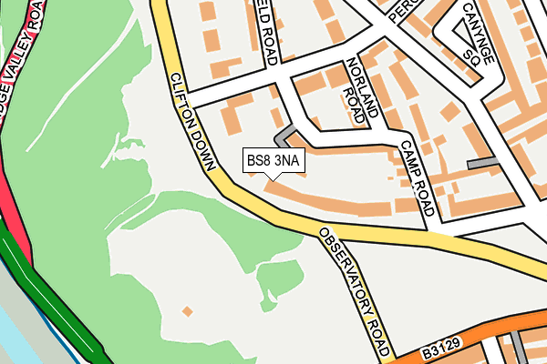BS8 3NA map - OS OpenMap – Local (Ordnance Survey) BS8 3NA map - OS OpenMap – Local (Ordnance Survey)