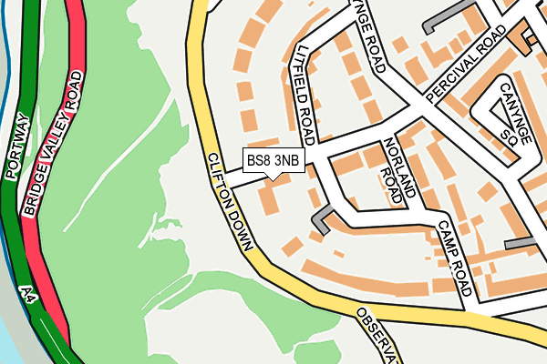 BS8 3NB map - OS OpenMap – Local (Ordnance Survey) BS8 3NB map - OS OpenMap – Local (Ordnance Survey)