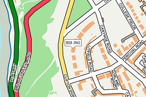 BS8 3NG map - OS OpenMap – Local (Ordnance Survey) BS8 3NG map - OS OpenMap – Local (Ordnance Survey)