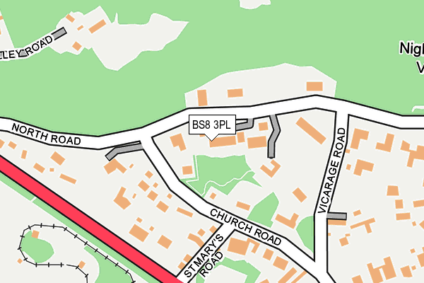 BS8 3PL map - OS OpenMap – Local (Ordnance Survey) BS8 3PL map - OS OpenMap – Local (Ordnance Survey)