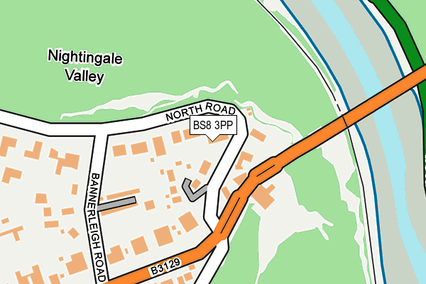 BS8 3PP map - OS OpenMap – Local (Ordnance Survey)