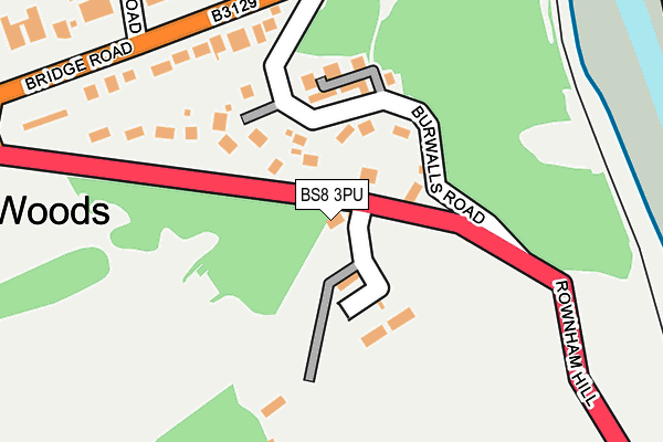BS8 3PU map - OS OpenMap – Local (Ordnance Survey)