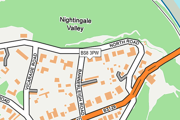 BS8 3PW map - OS OpenMap – Local (Ordnance Survey) BS8 3PW map - OS OpenMap – Local (Ordnance Survey)
