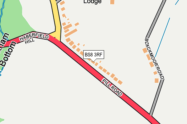 BS8 3RF map - OS OpenMap – Local (Ordnance Survey)