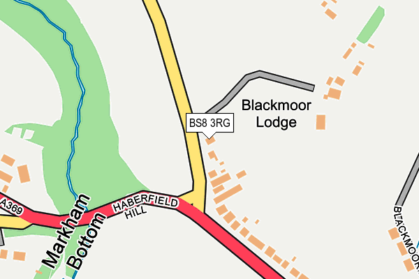 BS8 3RG map - OS OpenMap – Local (Ordnance Survey)