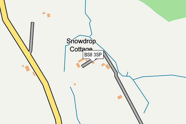 BS8 3SP map - OS OpenMap – Local (Ordnance Survey)
