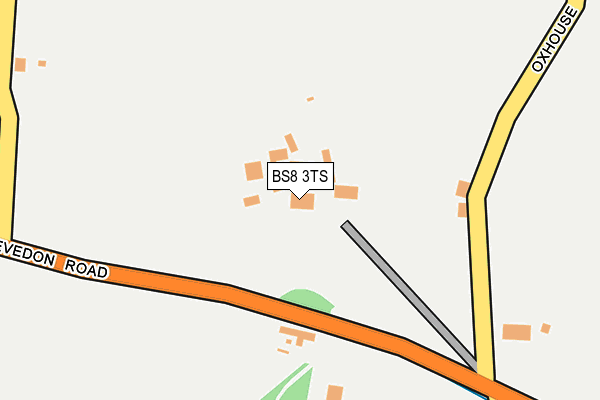BS8 3TS map - OS OpenMap – Local (Ordnance Survey)