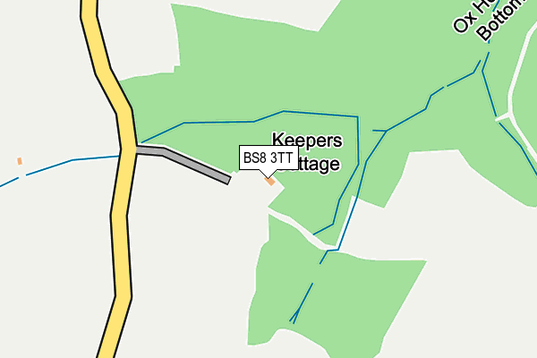 BS8 3TT map - OS OpenMap – Local (Ordnance Survey)