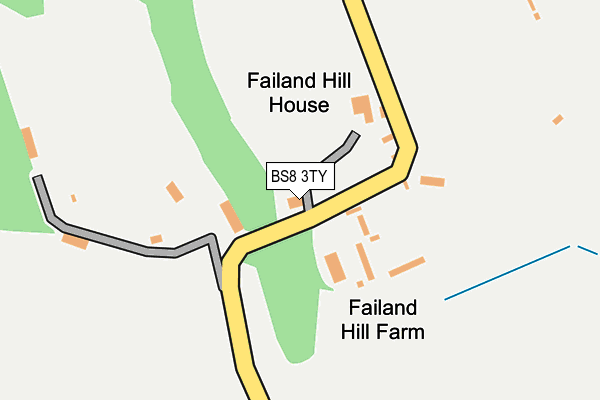 BS8 3TY map - OS OpenMap – Local (Ordnance Survey)