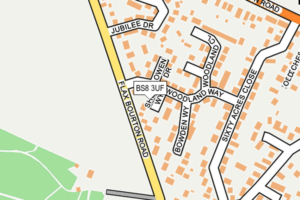 BS8 3UF map - OS OpenMap – Local (Ordnance Survey) BS8 3UF map - OS OpenMap – Local (Ordnance Survey)