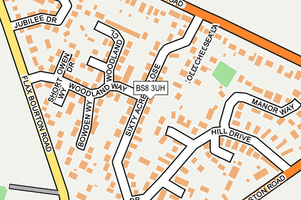 BS8 3UH map - OS OpenMap – Local (Ordnance Survey) BS8 3UH map - OS OpenMap – Local (Ordnance Survey)