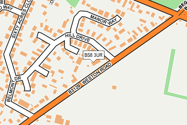 BS8 3UR map - OS OpenMap – Local (Ordnance Survey) BS8 3UR map - OS OpenMap – Local (Ordnance Survey)