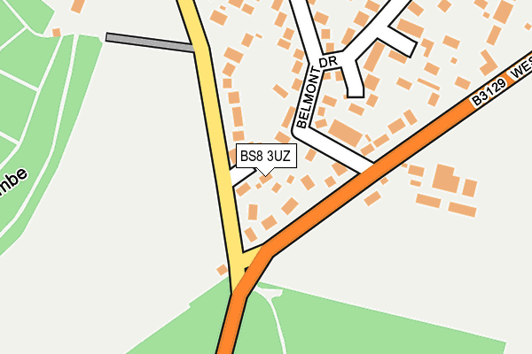 BS8 3UZ map - OS OpenMap – Local (Ordnance Survey) BS8 3UZ map - OS OpenMap – Local (Ordnance Survey)