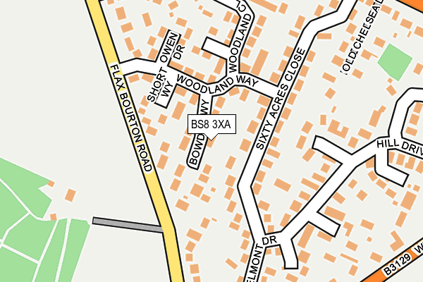 BS8 3XA map - OS OpenMap – Local (Ordnance Survey) BS8 3XA map - OS OpenMap – Local (Ordnance Survey)