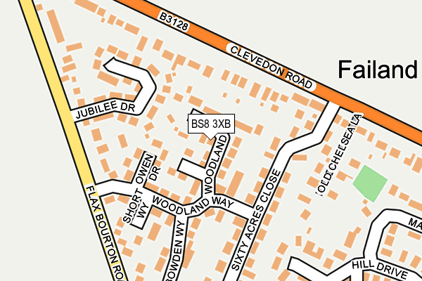 BS8 3XB map - OS OpenMap – Local (Ordnance Survey) BS8 3XB map - OS OpenMap – Local (Ordnance Survey)