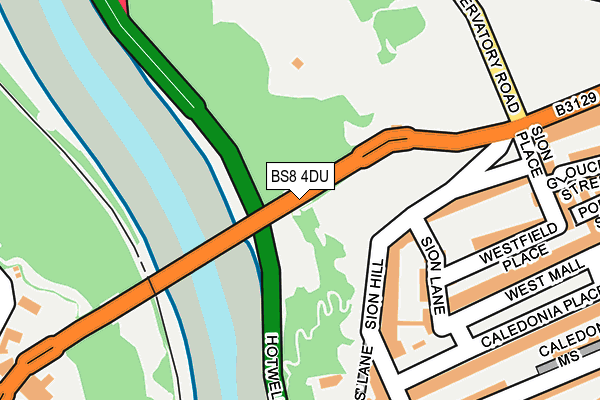 BS8 4DU map - OS OpenMap – Local (Ordnance Survey) BS8 4DU map - OS OpenMap – Local (Ordnance Survey)