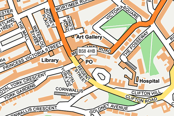 BS8 4HB map - OS OpenMap – Local (Ordnance Survey) BS8 4HB map - OS OpenMap – Local (Ordnance Survey)