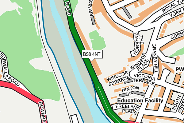 BS8 4NT map - OS OpenMap – Local (Ordnance Survey) BS8 4NT map - OS OpenMap – Local (Ordnance Survey)