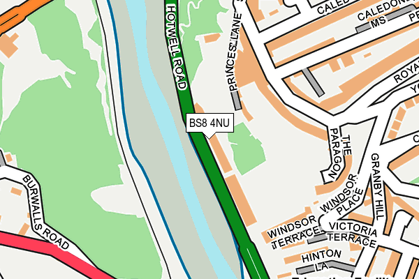 BS8 4NU map - OS OpenMap – Local (Ordnance Survey) BS8 4NU map - OS OpenMap – Local (Ordnance Survey)
