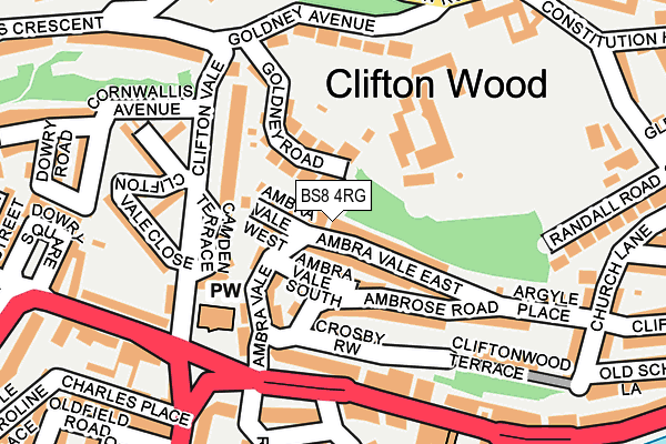 BS8 4RG map - OS OpenMap – Local (Ordnance Survey) BS8 4RG map - OS OpenMap – Local (Ordnance Survey)