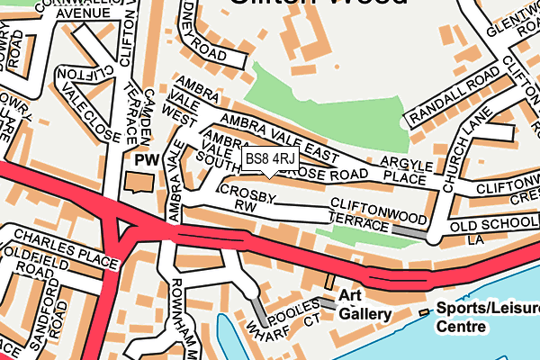 BS8 4RJ map - OS OpenMap – Local (Ordnance Survey) BS8 4RJ map - OS OpenMap – Local (Ordnance Survey)