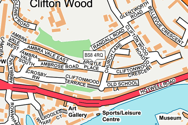BS8 4RQ map - OS OpenMap – Local (Ordnance Survey) BS8 4RQ map - OS OpenMap – Local (Ordnance Survey)