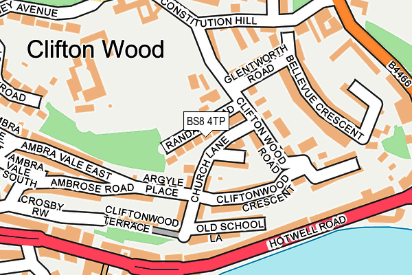 BS8 4TP map - OS OpenMap – Local (Ordnance Survey) BS8 4TP map - OS OpenMap – Local (Ordnance Survey)