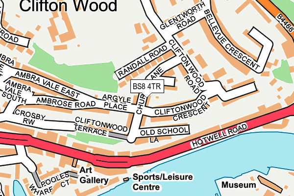 BS8 4TR map - OS OpenMap – Local (Ordnance Survey) BS8 4TR map - OS OpenMap – Local (Ordnance Survey)