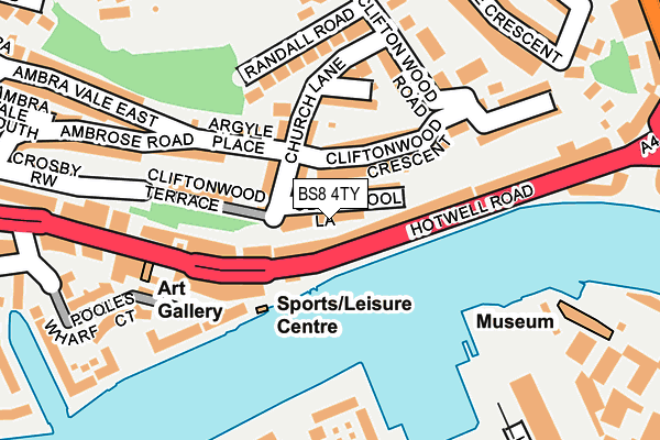 BS8 4TY maps, stats, and open data