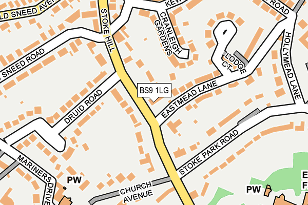 BS9 1LG map - OS OpenMap – Local (Ordnance Survey) BS9 1LG map - OS OpenMap – Local (Ordnance Survey)