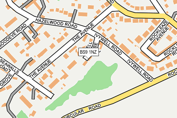 BS9 1NZ map - OS OpenMap – Local (Ordnance Survey) BS9 1NZ map - OS OpenMap – Local (Ordnance Survey)