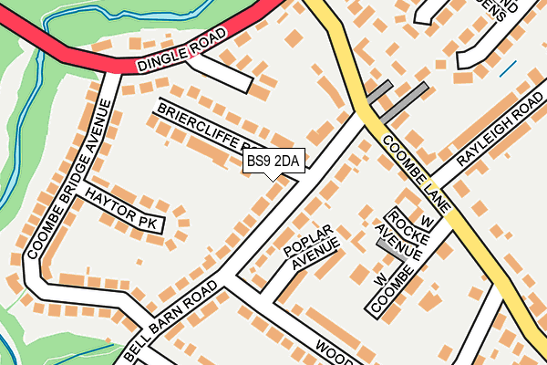 BS9 2DA map - OS OpenMap – Local (Ordnance Survey) BS9 2DA map - OS OpenMap – Local (Ordnance Survey)