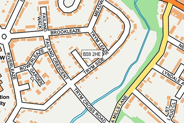 BS9 2HE map - OS OpenMap – Local (Ordnance Survey) BS9 2HE map - OS OpenMap – Local (Ordnance Survey)