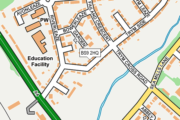 BS9 2HQ map - OS OpenMap – Local (Ordnance Survey) BS9 2HQ map - OS OpenMap – Local (Ordnance Survey)