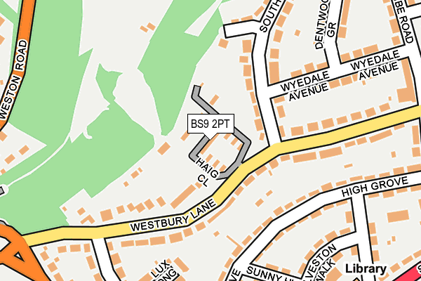 BS9 2PT map - OS OpenMap – Local (Ordnance Survey) BS9 2PT map - OS OpenMap – Local (Ordnance Survey)