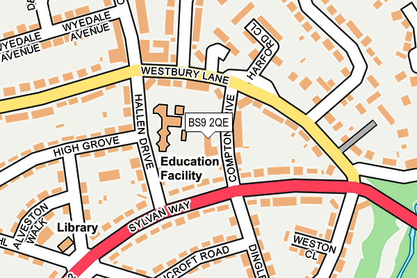 BS9 2QE map - OS OpenMap – Local (Ordnance Survey) BS9 2QE map - OS OpenMap – Local (Ordnance Survey)