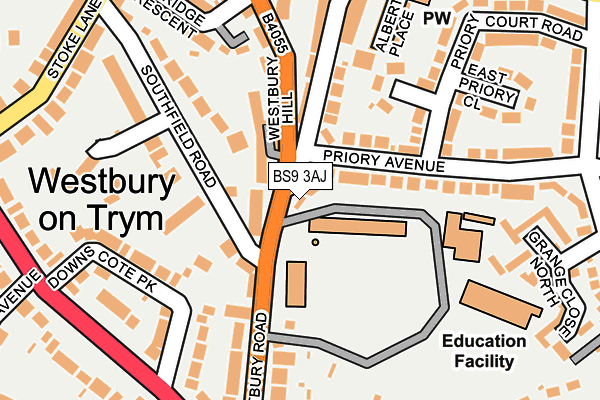 BS9 3AJ map - OS OpenMap – Local (Ordnance Survey) BS9 3AJ map - OS OpenMap – Local (Ordnance Survey)