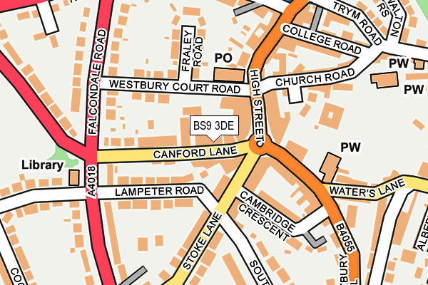 BS9 3DE map - OS OpenMap – Local (Ordnance Survey) BS9 3DE map - OS OpenMap – Local (Ordnance Survey)