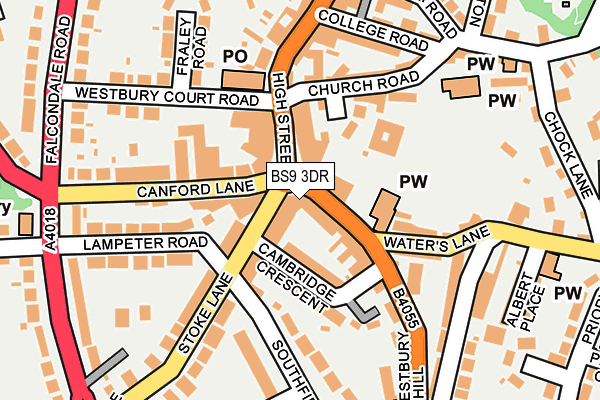 BS9 3DR map - OS OpenMap – Local (Ordnance Survey) BS9 3DR map - OS OpenMap – Local (Ordnance Survey)