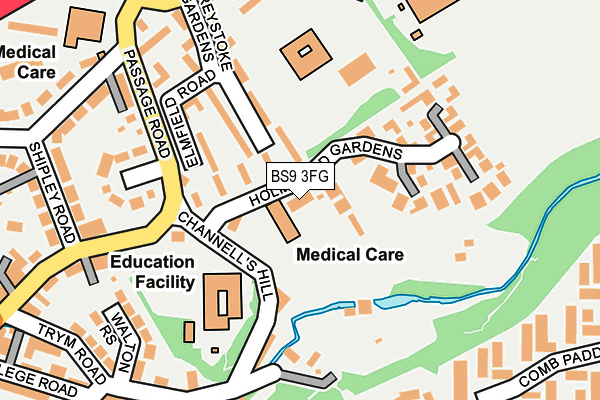 BS9 3FG map - OS OpenMap – Local (Ordnance Survey) BS9 3FG map - OS OpenMap – Local (Ordnance Survey)