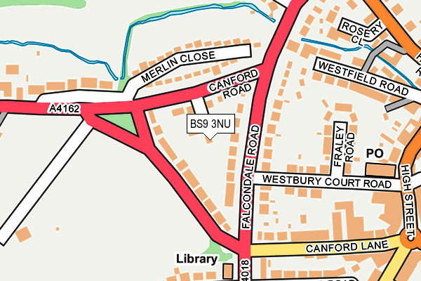 BS9 3NU map - OS OpenMap – Local (Ordnance Survey) BS9 3NU map - OS OpenMap – Local (Ordnance Survey)